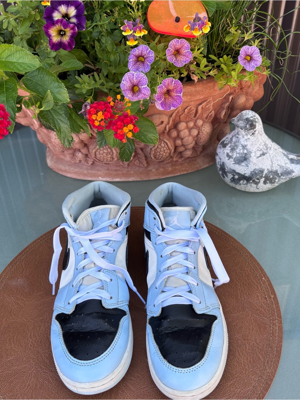 Nike Air Jordan Leather Sneakers Hi-Top